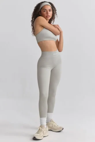 FlexiRib-leggings med hög midja i grått
