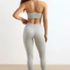 FlexiRib-leggings med hög midja i grått
