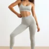 FlexiRib-leggings med hög midja i grått