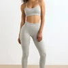 FlexiRib-leggings med hög midja i grått