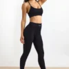 FlexiRib-leggings med hög midja i svart