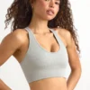 FlexiRib Racerback-sport-BH i grått