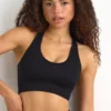 FlexiRib Racerback Sports Bra i svart
