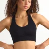 FlexiRib Racerback Sports Bra i svart