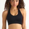 FlexiRib Racerback Sports Bra i svart