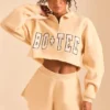 Flippy Sweat Shorts i Sand