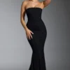 Florentina Embellished Corset Gown i svart