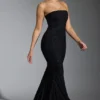 Florentina Embellished Corset Gown i svart