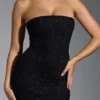 Florentina Embellished Corset Gown i svart