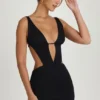 Gaia Cut-Out A-Line miniklänning i svart