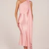 Giada Midaxi-klänning med scarf-detaljer i Blush Pink