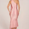 Giada Midaxi-klänning med scarf-detaljer i Blush Pink