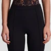 Giuliana Ponte Jersey Cropped Capri-byxor i svart