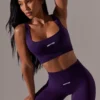 Högmidjade Super Sculpt-cykelshorts i lila
