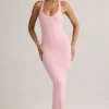 Imelda Modal Racerback Maxiklänning i Baby Pink