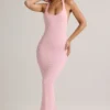 Imelda Modal Racerback Maxiklänning i Baby Pink