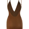 Intimates Intimates Soft Mesh Multiway Miniklänning i Chestnut