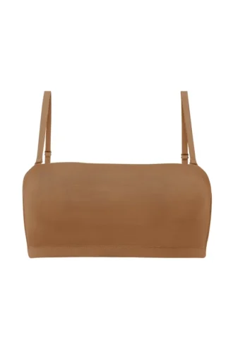Intimates mjuk bandeau-bh i mandel
