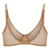 Intimates mjuk mesh-bh med bygel i ett lager i mandel