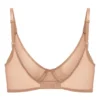 Intimates mjuk mesh-bh med bygel i ett lager i varm persika