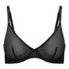 Intimates mjuk mesh-bh med bygel i svart