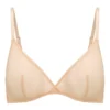 Intimates mjuk mesh-bh med triangeltopp i beige