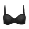 Intimates mjuk mesh-bh utan axelband i svart