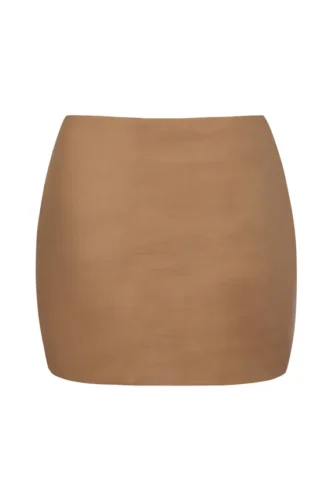 Intimates Mjuk mesh-minikjol med låg midja i färgen Almond