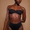 Intimates mjuk mesh-trosa med hög midja i svart