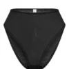 Intimates mjuk mesh-trosa med hög midja i svart