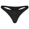 Intimates sömlös stickad string i svart