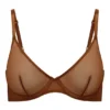 Intimates Soft Mesh enkel lager bygel-BH i kastanjebrun