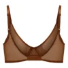 Intimates Soft Mesh enkel lager bygel-BH i kastanjebrun