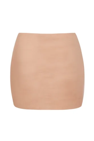 Intimates Soft Mesh lågmidjad mikromini-kjol i Warm Peach