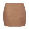 Intimates Soft Mesh Low-Rise Micro Mini Slip Kjolar i Honey