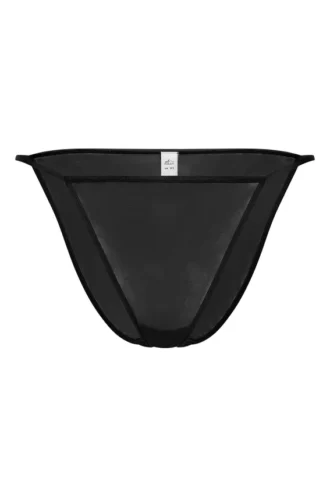 Intimates Soft Mesh String Bikini i svart