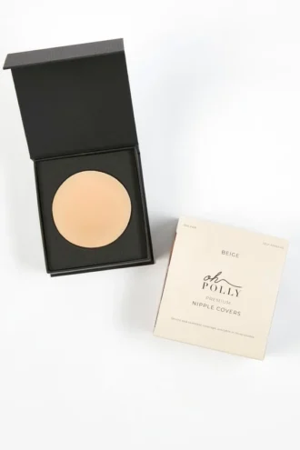 Intimates återanvändbara silikonbröstvårtsskydd i beige