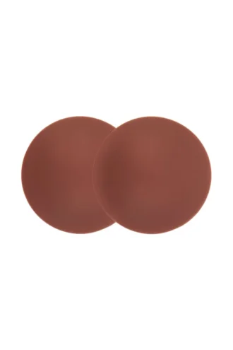 Intimates återanvändbara silikonbröstvårtsskydd i färgen Chestnut