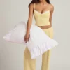 Isalie Modal Camisole Pyjama Top i pastellgult