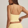 Isalie Modal Camisole Pyjama Top i pastellgult