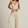 Isalie Modal Camisole Pyjama Toppar i citronmönster