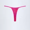 Jalama-bikinibyxor med dekorationer i rosa tropiskt mönster