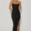 Jasella Embellished Corset Gown i svart