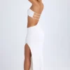 Kaikoa Cut-Out Bandeau Maxiklänning i vitt