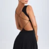 Kalista Plunge Cut-Out Miniklänning i Svart