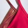 Amanyara Metallic Layered Baddräkt i fuchsia