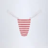 Kauai Ruched Cheeky bikinibyxor i körsbärsrött