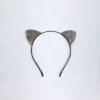 Kitty Cat Ears-hårband i svart