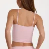 Kort modaltanktop i färgen Blush