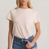Lanori lågmidjade hotpants i mellanblått